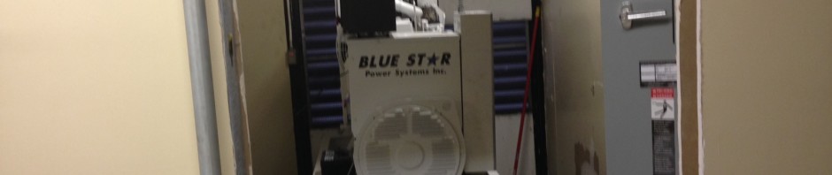 Mid Florida Projects: 60 KW Blue Star Diesel Generator installed
