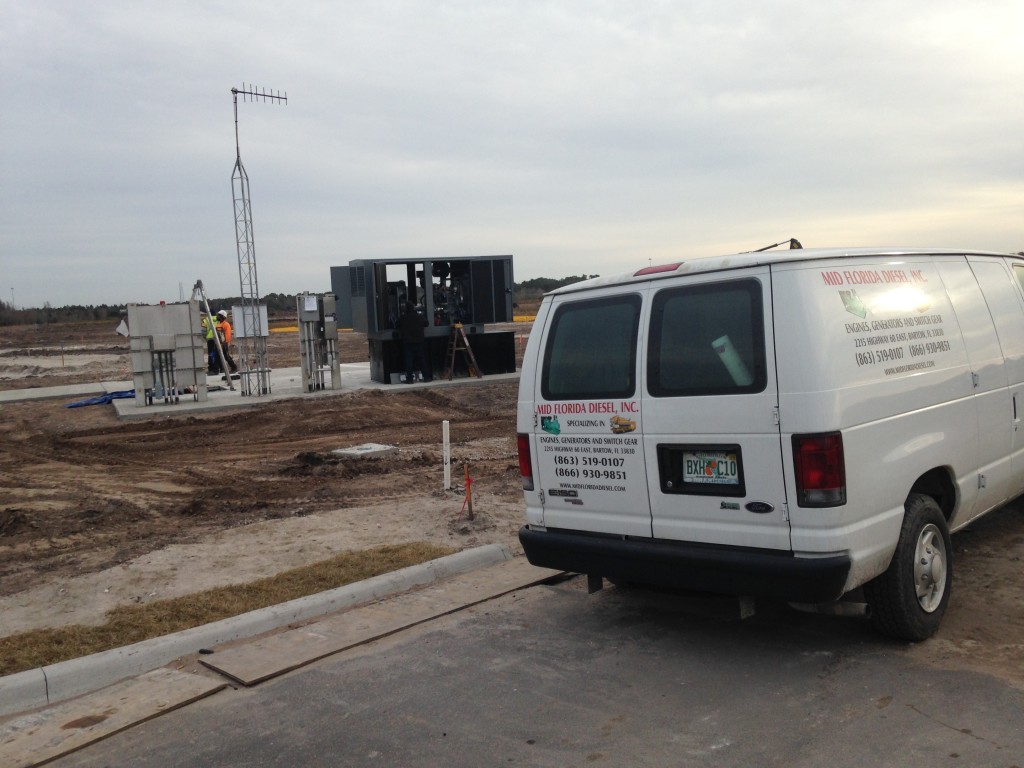 A New 125KW Blue Star generator installation