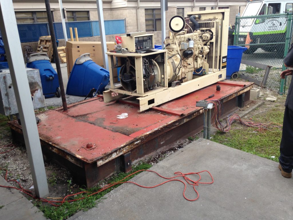 Mid Florida Diesel Replaces Rusted Out Diesel Generator Fuel Tank