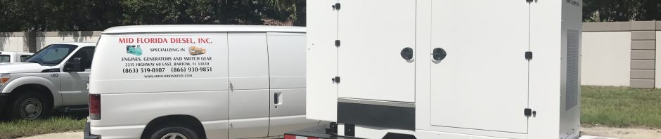 Mid Florida Diesel Delivered Blue Star Generators to Seacoast Utility Authority