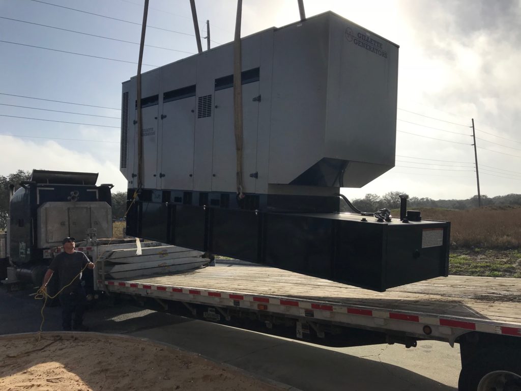 Mid Florida Diesel Delivered and Installed a New Gillette Generator Mid Florida Diesel Delivered - Installed a New Gillette Generator