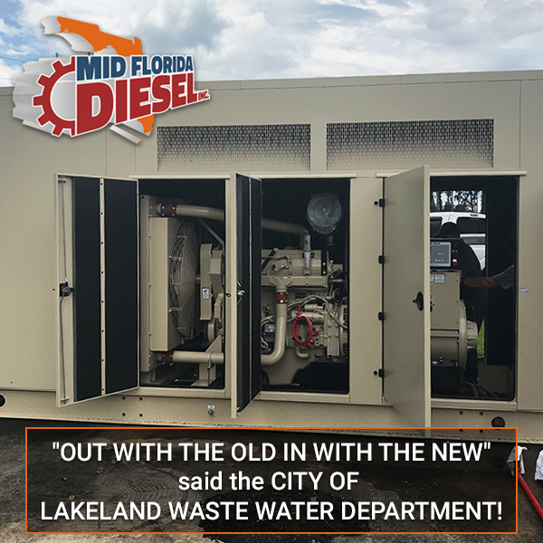 "OUT WITH THE OLD IN WITH THE NEW" said the CITY OF LAKELAND WASTE