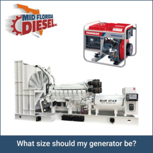 Choose the Right Size Generator