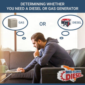 Determining Whether You Need A Diesel Or Gas Generator