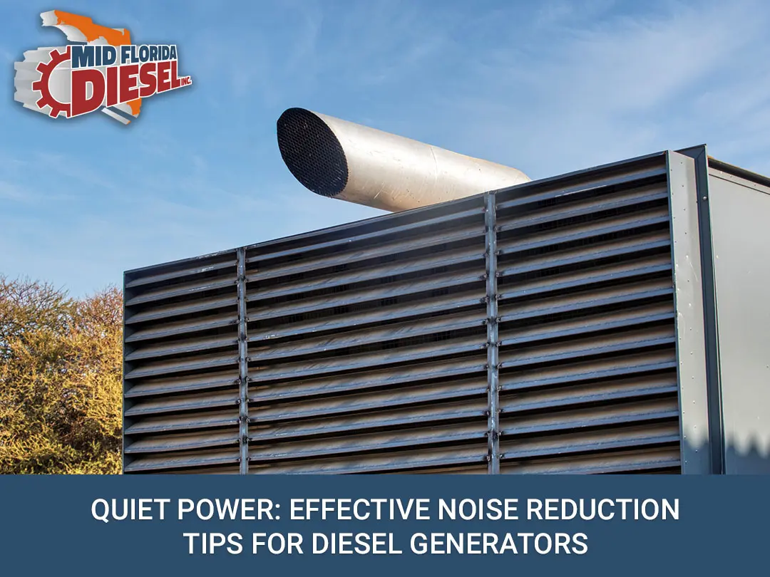 Florida Diesel Generator Noise Reduction Tips