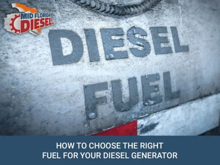 How to Choose the Right Fuel for Your Diesel Generator